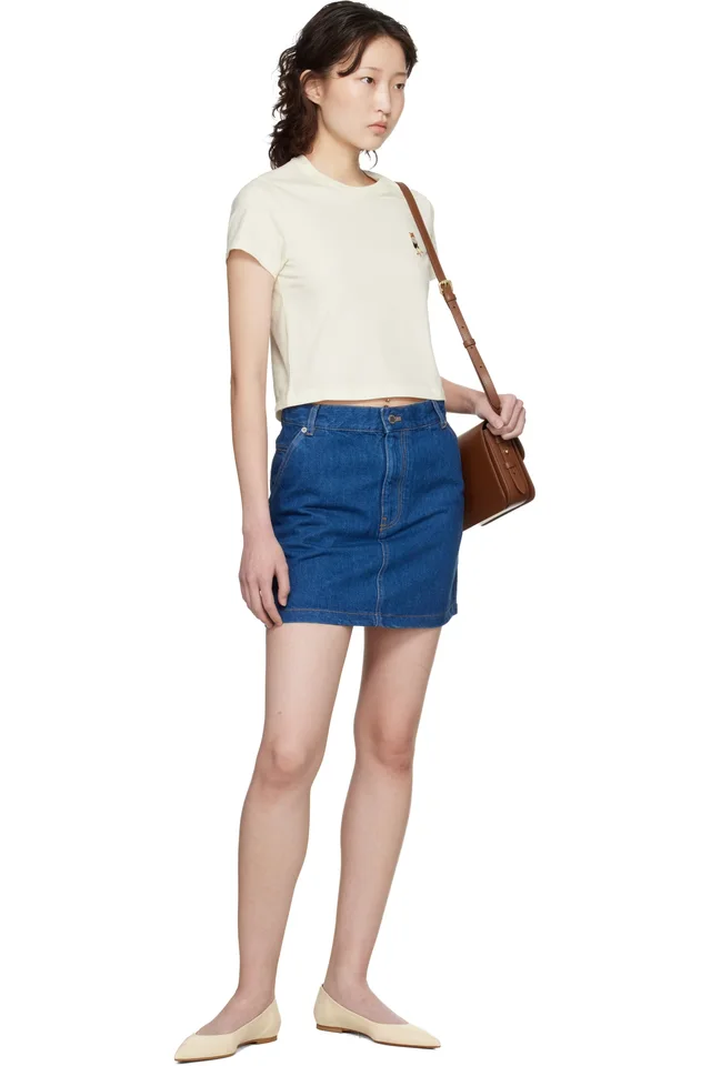 Maison Kitsuné Off-White Dressed Fox Baby T-shirt, photo 4 of 4 from SSENSE