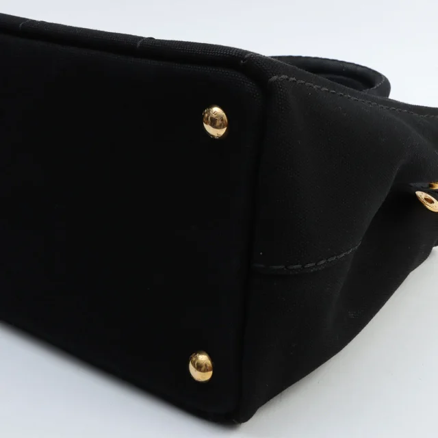 Prada Canapa 2-way bag black from VINTAGE QOO TOKYO, photo 7 of 18