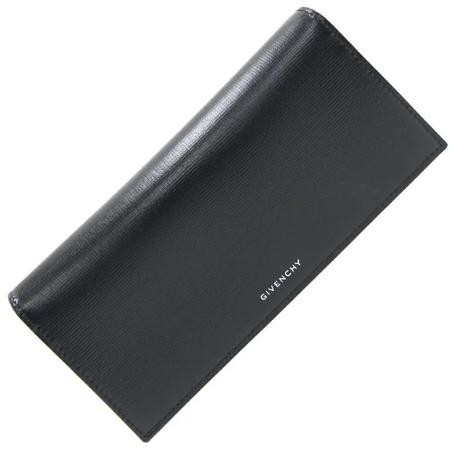 Givenchy Bi Fold Long Wallet Flap Black Leather in black Leather from Poshmark