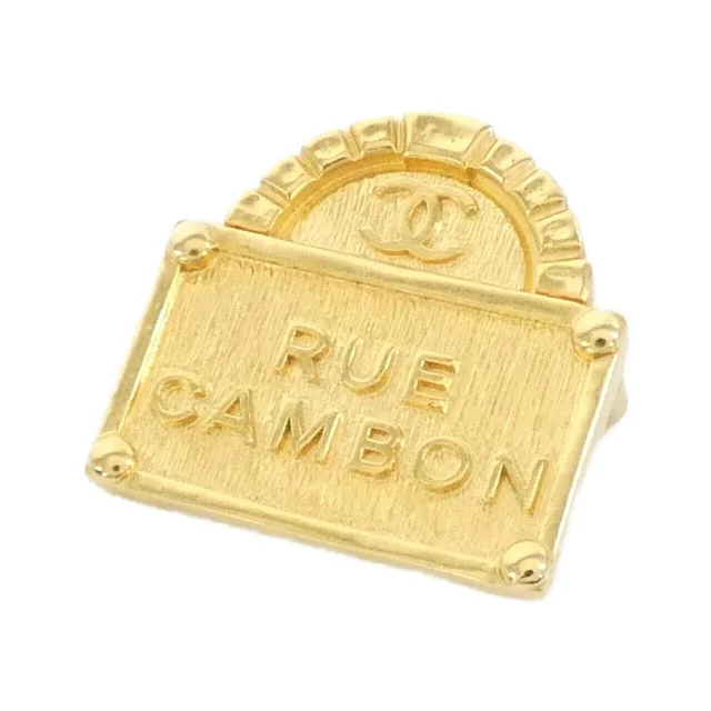 Chanel シャネル ブローチ in GOLD(ゴールド) 横x縦: 3cmx3cm from KOMEHYO