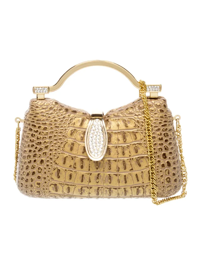 Judith Leiber Crocodile Saks Fifth Avenue by in Crocodile from The RealReal
