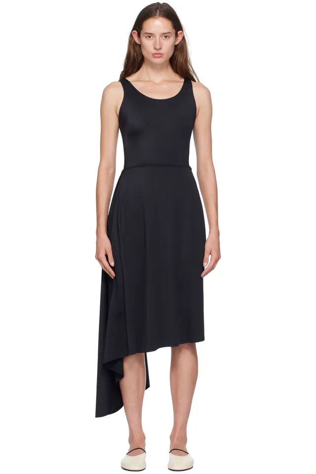 Black 'Bathingsuit' Pareo Midi Dress, image 1 of 1 from SSENSE