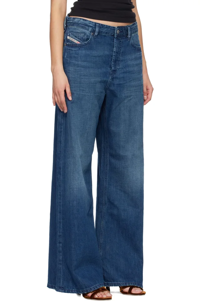 Diesel Blue Relaxed 1996 D-Sire Jeans, photo 2 of 4 from SSENSE