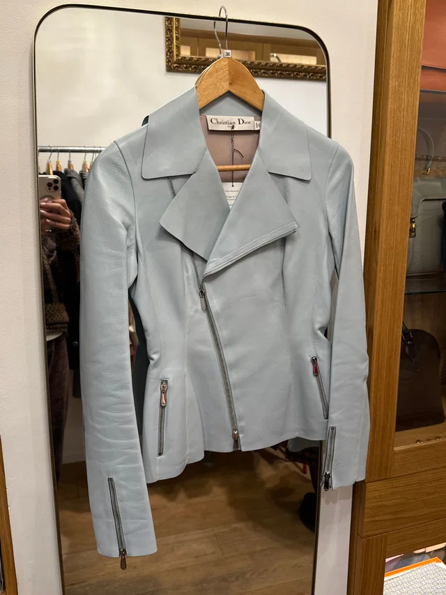 Dior Leather Perfecto bar jacket in Leather from Luxury Promise