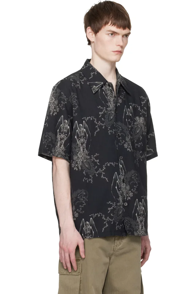 OUR LEGACY Black Every Shortsleeve Shirt, photo 2 of 4 from SSENSE