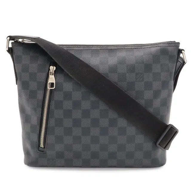 Louis Vuitton Damier Graphite Mick PM Shoulder Bag in Grey Coated canvas from The Reluxe