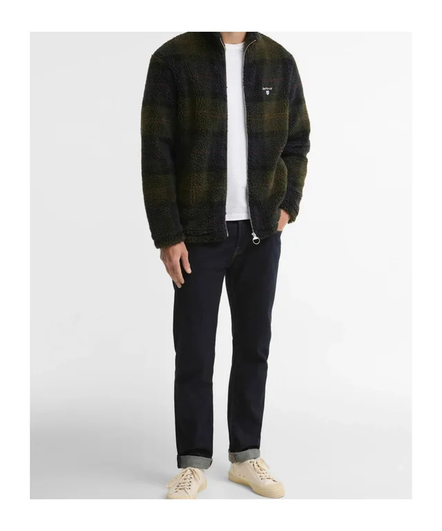Barbour tartan-fleece jacket, photo 4 of 8 from SENSER