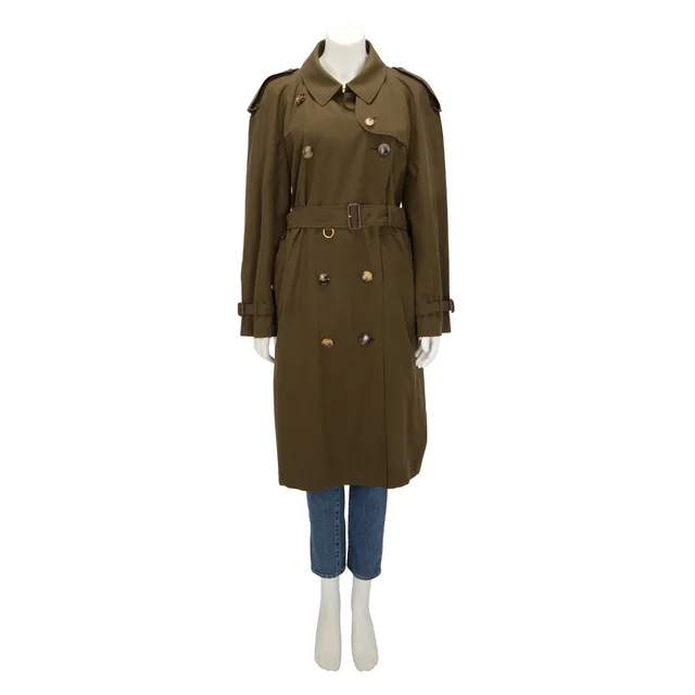 Burberry The Westminster Medium Trench Coat UK 14 in Khaki from Blue Spinach
