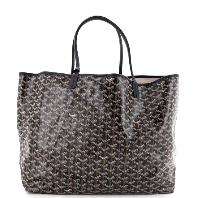 Goyard Saint Louis Tote Coated Canvas GM in black Coated canvas from Rebag, photo 4 of 7