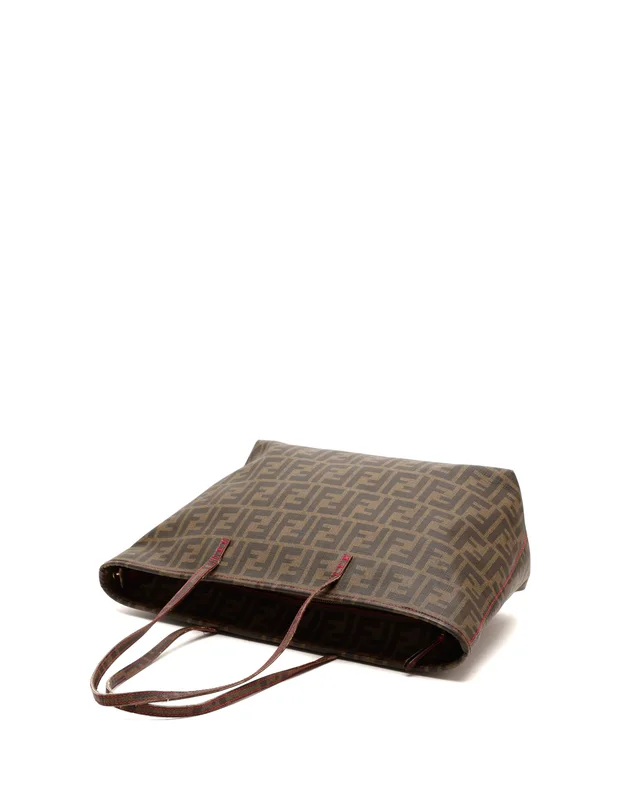 Fendi Zucca Roll Tote Bag in Coated canvas from A Retro Tale, photo 4 of 7