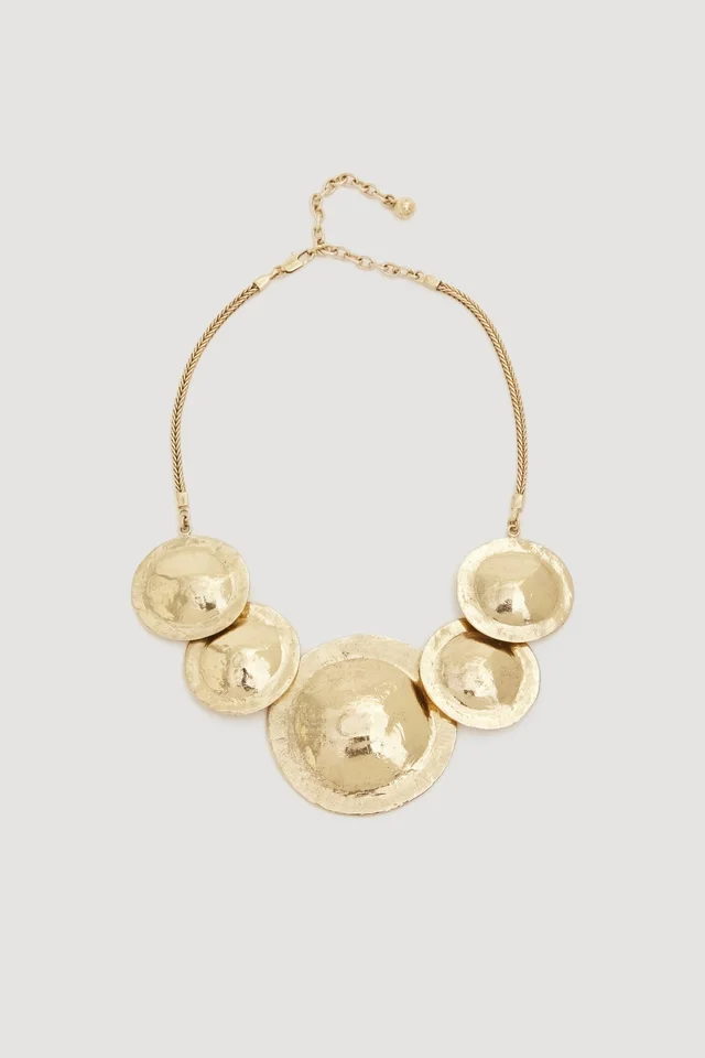 AJE Ira Large Disc Necklace in Metallic from Aje, photo 1 of 1