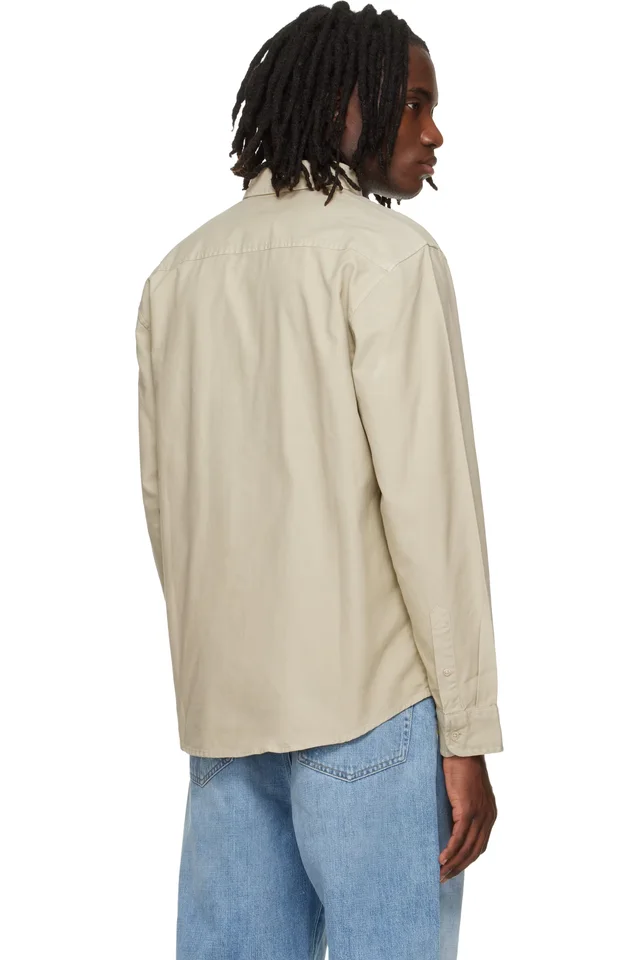 Carhartt Work In Progress Beige Bolton Shirt, photo 3 of 4 from SSENSE