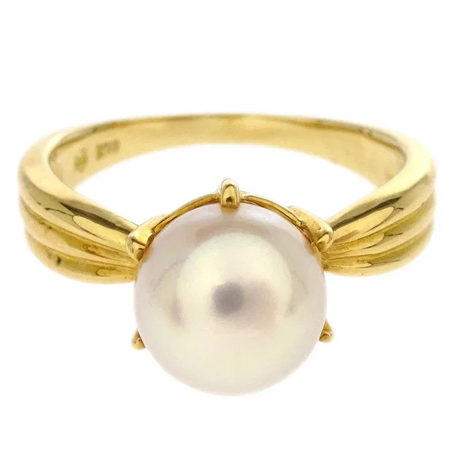 Tasaki Vintage Pearl Ring 18KG #49 from AMORE Vintage Tokyo