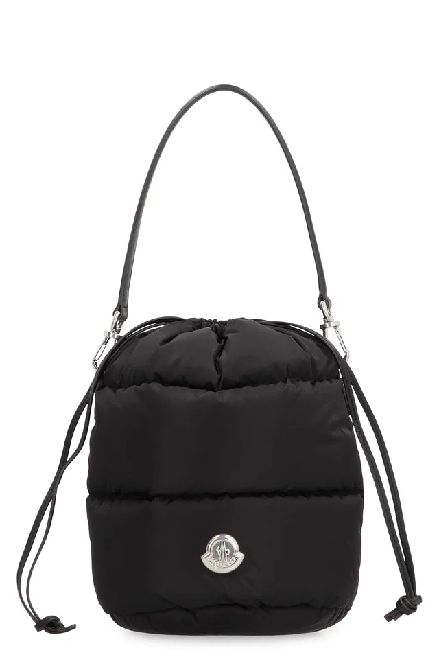 Moncler Caradoc Bucket Bag — Black Polyamide in Black from HEWI