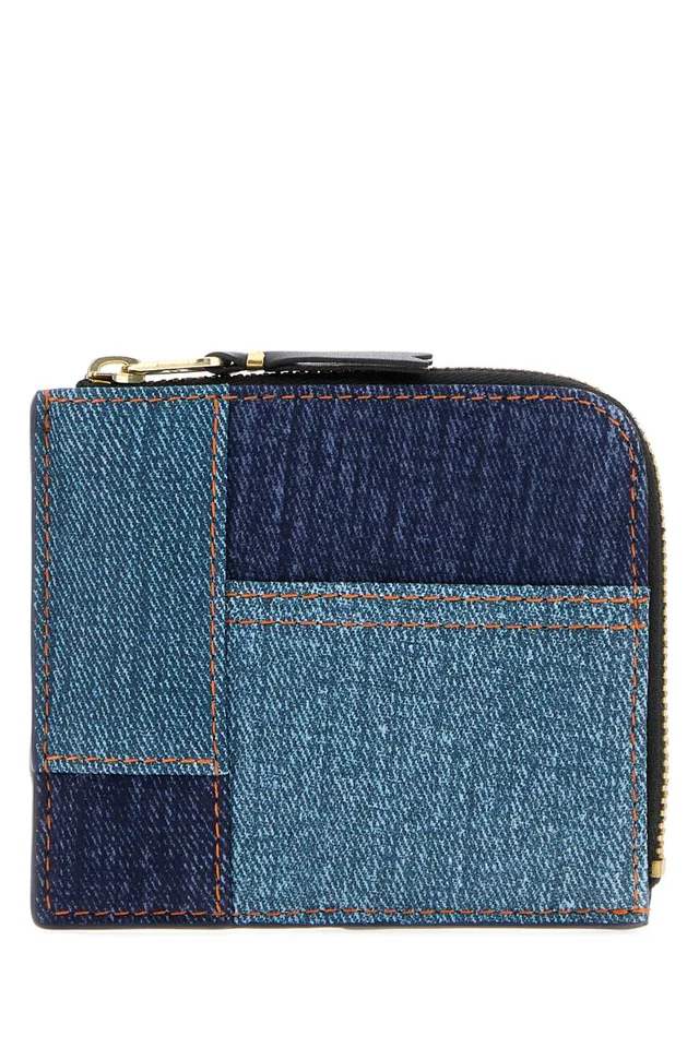 Comme des Garçons Pocket Wallet — Blue in Blue Denim from HEWI
