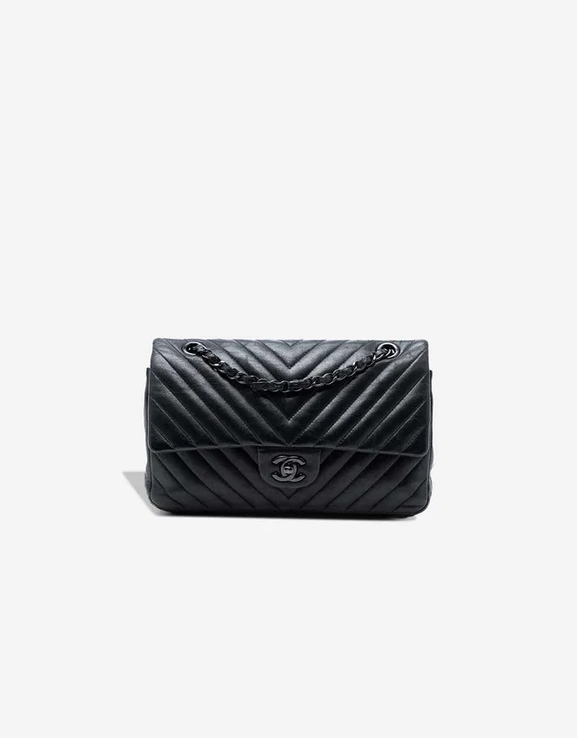 Chanel Timeless Medium Lamb So Black in Black Lambskin from SACLÀB