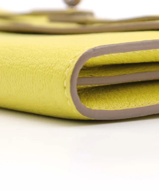 Hermès Kelly Classique To Go Wallet Yellow in Yellow from Luxury Promise, photo 9 of 14