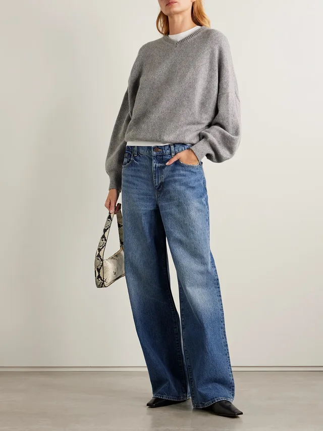 LA LIGNE Isadora high-rise wide-leg jeans in Blue, photo 2 of 2 from NET-A-PORTER (Canada)