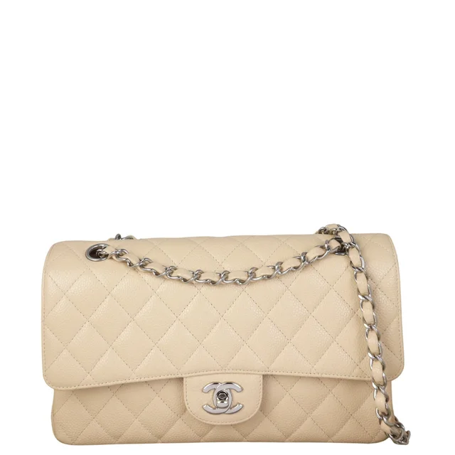 Chanel Classic Double Flap Medium Caviar in Caviar leather from Luxe.It.Fwd