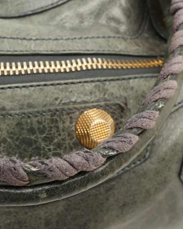 Balenciaga Motocross Giant City Bag in Woven leather from A Retro Tale, photo 7 of 10