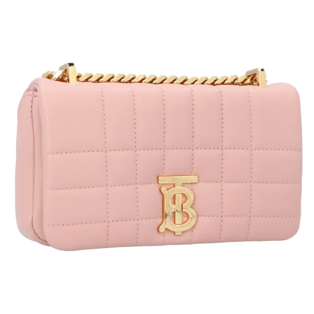 Burberry Quilted Leather Lola Mini Bag in Pink, photo 2 of 4 from ShopSimon