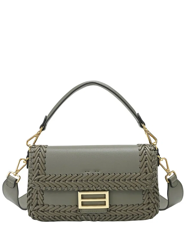 Tiffany & Fred Paris Italian Leather Hand-Woven Shoulder Bag, image 1 of 1 from Rue La La