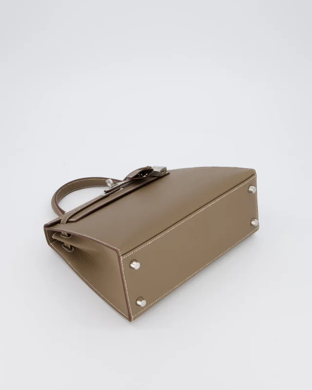 Hermès Kelly 25 Sellier Bag in Taupe Epsom leather from Sellier, photo 18 of 20