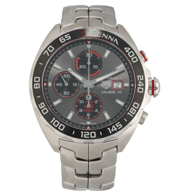 TAG Heuer Formula 1 Senna CAZ201D-0 44mm Stainless Steel Watch from H&T
