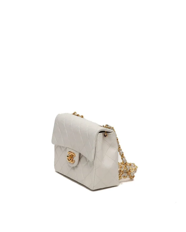 Chanel Mini Square Single Flap Bag in Lambskin from A Retro Tale, photo 2 of 2