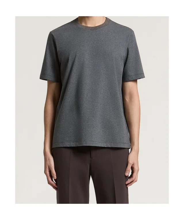 Peserico Crew-neck knit T-shirt, image 1 of 1 from SENSER