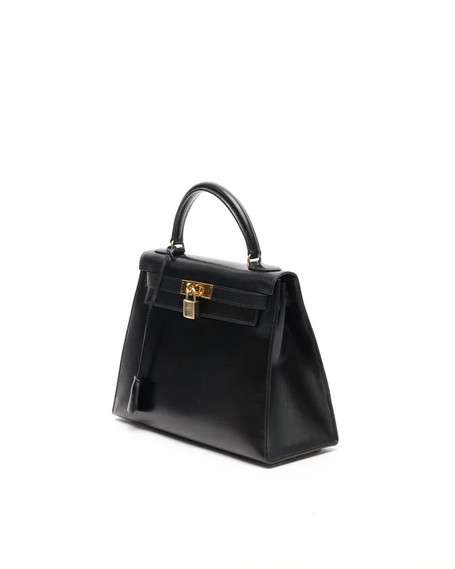 Hermès Kelly 28 Box Sellier Bag in Calfskin from A Retro Tale, photo 2 of 12