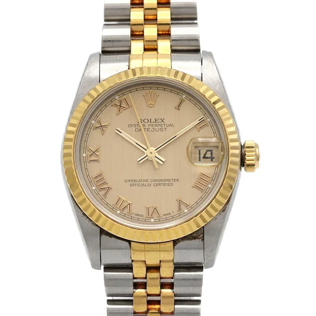 Rolex Datejust Stainless Steel Yellow Gold Automatic in Yellow from The Reluxe