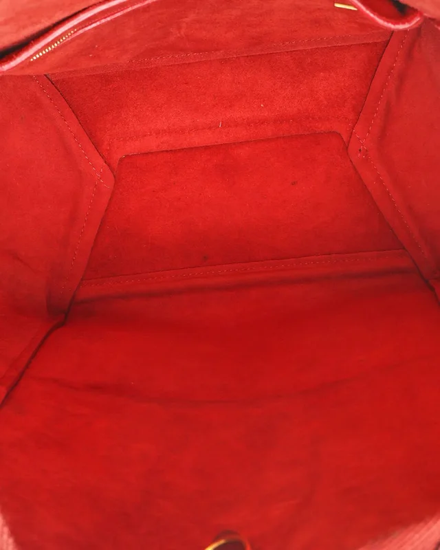 Celine Sangle Seau Large Bag in Suede from A Retro Tale, photo 6 of 7