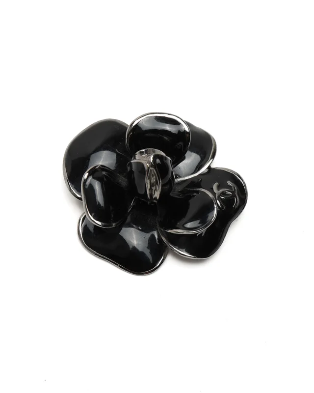Chanel Camellia Brooch in Silk from A Retro Tale, photo 2 of 3