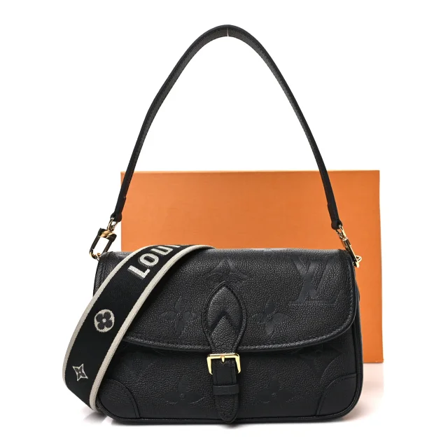 Louis Vuitton Empreinte Monogram Giant Diane Black in Black Caviar leather from FASHIONPHILE, photo 10 of 10