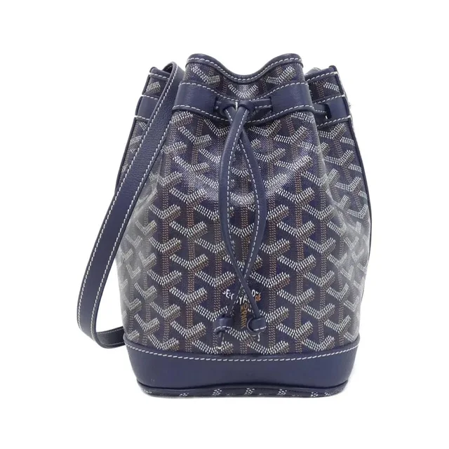 Goyard Petit Flot Coated Canvas Shoulder Bag Textile Crossbody Bag in blue Coated canvas from Grailed, photo 1 of 1