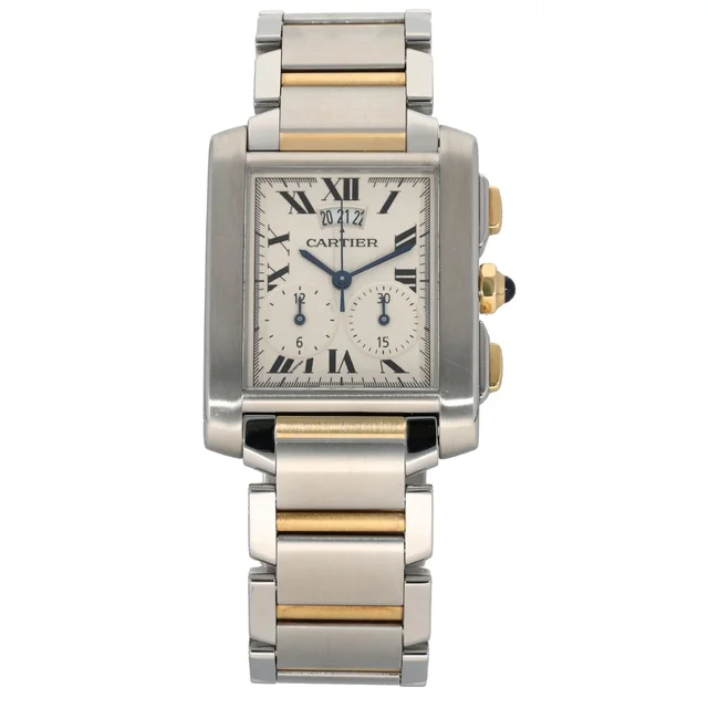 Cartier Tank Francaise W51025Q4 28mm Bi-Colour Watch from H&T