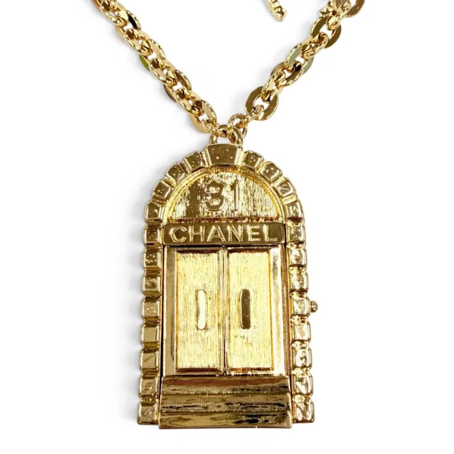 Chanel 31 Rue Cambon Rocket Pendant CC Logo 78 Necklace from The Reluxe