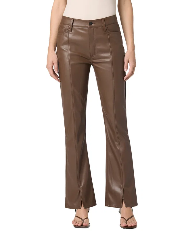 HUDSON Jeans Blair High-Rise Bootcut Pan in Brown, image 1 of 1 from Rue La La
