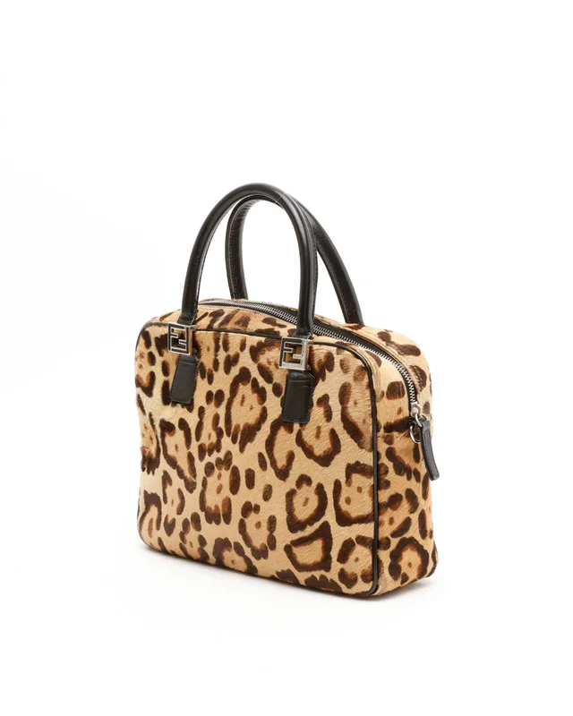Fendi Ponyhair Leopard Bag in Leather from A Retro Tale, photo 2 of 9