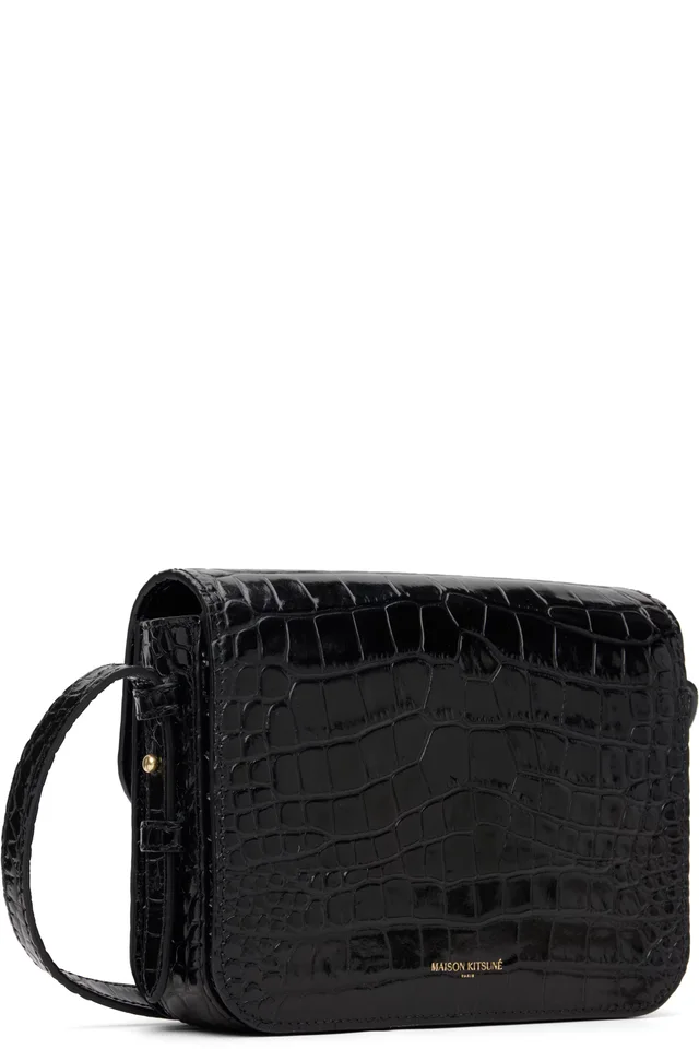 Maison Kitsuné Black Edie Bag, photo 3 of 4 from SSENSE