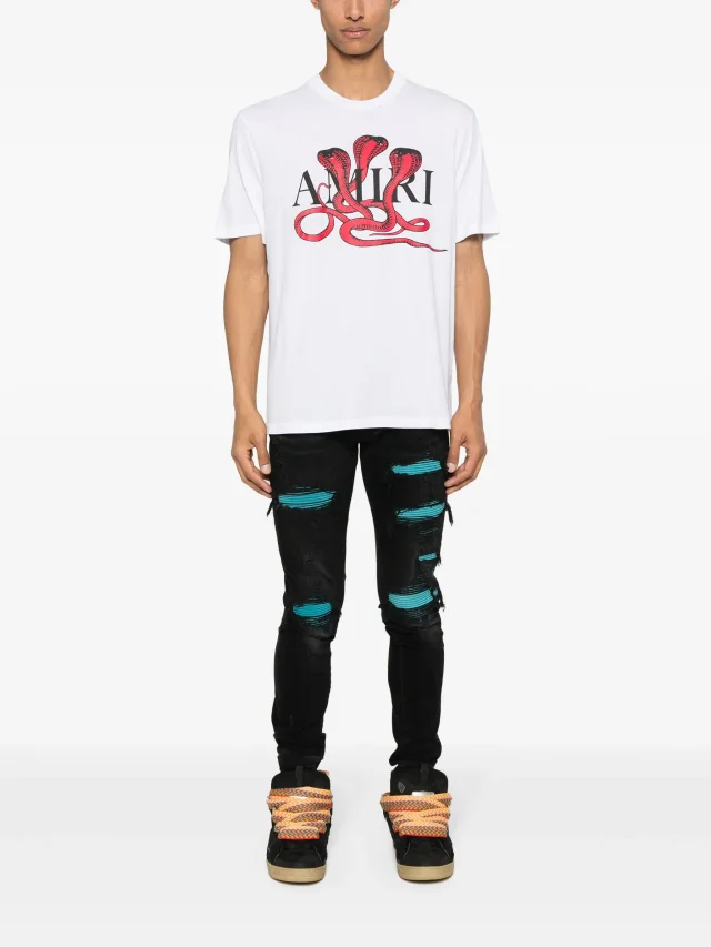 AMIRI Poison cotton T-shirt, photo 2 of 2 from FARFETCH