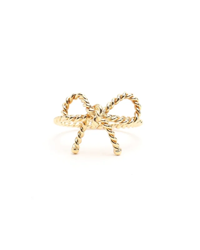 Tiffany & Co. 18kt Bow Ring from A Retro Tale