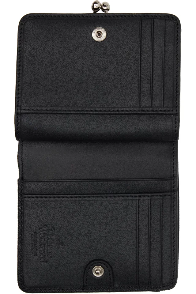 Vivienne Westwood Black Leather Wallet, photo 3 of 3 from SSENSE