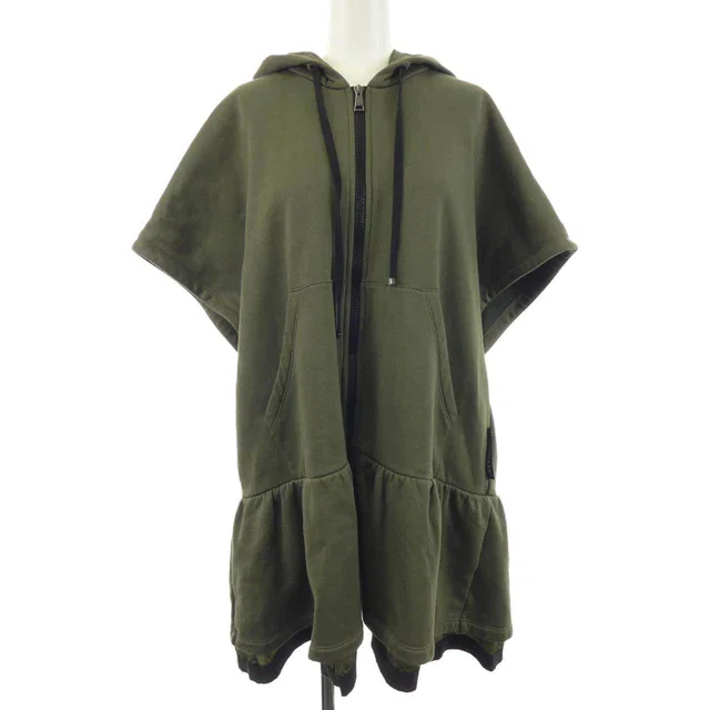 Moncler Cotton Hoodie in Green Others from LuxUness
