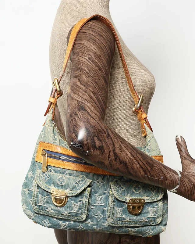 Louis Vuitton Monogram Denim Baggy PM Bag in Denim from A Retro Tale, photo 12 of 12