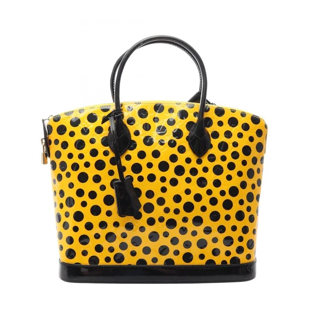 Louis Vuitton Lockit Handbag Leather Vernis Yellow Black in yellow|black Leather from Poshmark, photo 1 of 1