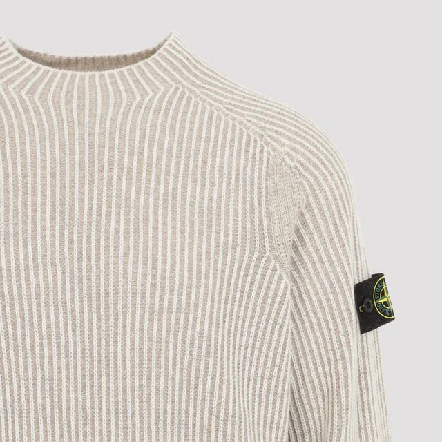 Stone Island Logo Patch Crewneck Jumper, photo 3 of 3 from SENSER