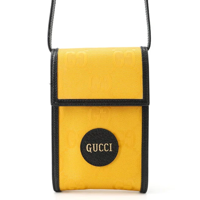 Gucci Off the Grid Mini Shoulder Bag Yellow/Black625599 H9HAN 7673 Canvas Leather in Yellow Canvas from GALLERY RARE