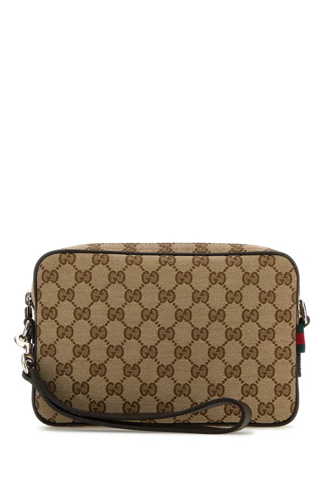 Gucci Crossbody Bag — Beige in Beige Coated canvas from HEWI